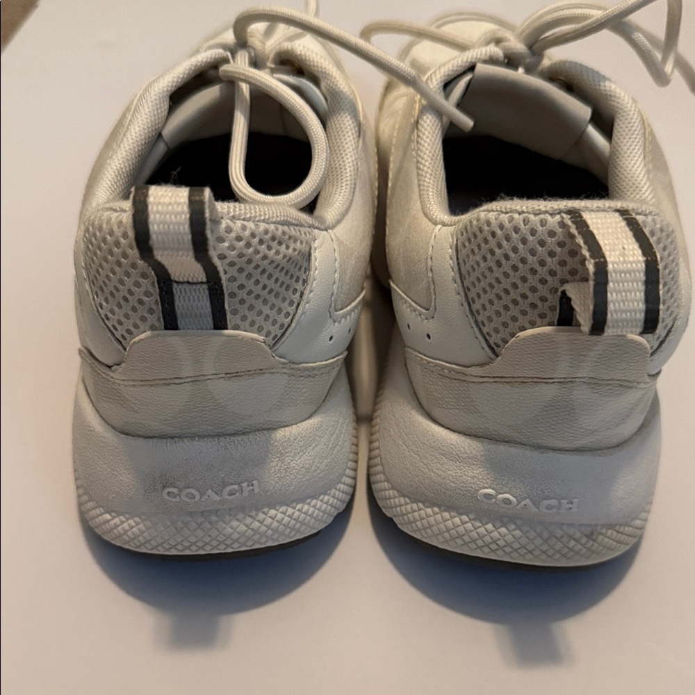 C275 Coach Tech Runner White Women's Sneakers in signature pattern - Picture 3 of 13